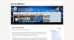 Desktop Screenshot of erzurumbbspor.com